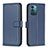 Leather Case Stands Flip Cover Holder B17F for Nokia G11