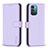 Leather Case Stands Flip Cover Holder B17F for Nokia G11 Clove Purple