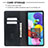 Leather Case Stands Flip Cover Holder B17F for Samsung Galaxy A51 5G