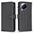 Leather Case Stands Flip Cover Holder B17F for Xiaomi Civi 3 5G Black