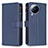 Leather Case Stands Flip Cover Holder B17F for Xiaomi Civi 3 5G Blue