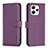 Leather Case Stands Flip Cover Holder B17F for Xiaomi Redmi 12 4G