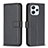 Leather Case Stands Flip Cover Holder B17F for Xiaomi Redmi 12 4G