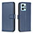 Leather Case Stands Flip Cover Holder B17F for Xiaomi Redmi Note 12 4G