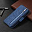 Leather Case Stands Flip Cover Holder B18F for Samsung Galaxy A40