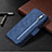 Leather Case Stands Flip Cover Holder B18F for Samsung Galaxy A41