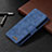 Leather Case Stands Flip Cover Holder B18F for Samsung Galaxy M40S