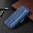 Leather Case Stands Flip Cover Holder B18F for Samsung Galaxy M40S