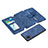 Leather Case Stands Flip Cover Holder B18F for Samsung Galaxy M60s