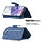 Leather Case Stands Flip Cover Holder B18F for Samsung Galaxy S20 5G