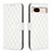 Leather Case Stands Flip Cover Holder B19F for Google Pixel 8a 5G White