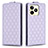 Leather Case Stands Flip Cover Holder B19F for Realme Narzo N53 Clove Purple