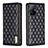 Leather Case Stands Flip Cover Holder B19F for Xiaomi Mi 11T 5G Black