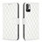 Leather Case Stands Flip Cover Holder B19F for Xiaomi POCO M3 Pro 5G White