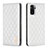 Leather Case Stands Flip Cover Holder B19F for Xiaomi Poco M5S White