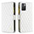 Leather Case Stands Flip Cover Holder B19F for Xiaomi Redmi 10 (2022) White