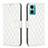 Leather Case Stands Flip Cover Holder B19F for Xiaomi Redmi 10 5G White