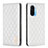 Leather Case Stands Flip Cover Holder B19F for Xiaomi Redmi K40 Pro 5G White