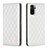 Leather Case Stands Flip Cover Holder B19F for Xiaomi Redmi Note 10 4G White