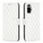 Leather Case Stands Flip Cover Holder B19F for Xiaomi Redmi Note 10 Pro 4G White