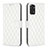 Leather Case Stands Flip Cover Holder B19F for Xiaomi Redmi Note 11 4G (2022) White