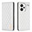 Leather Case Stands Flip Cover Holder B19F for Xiaomi Redmi Note 13 Pro+ Plus 5G White