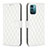 Leather Case Stands Flip Cover Holder B20F for Nokia G21 White