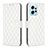 Leather Case Stands Flip Cover Holder B20F for Xiaomi Redmi Note 12 4G White