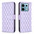 Leather Case Stands Flip Cover Holder B20F for Xiaomi Redmi Note 13 Pro 5G Purple