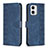 Leather Case Stands Flip Cover Holder B21F for Motorola Moto G73 5G