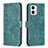 Leather Case Stands Flip Cover Holder B21F for Motorola Moto G73 5G