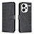 Leather Case Stands Flip Cover Holder B21F for Xiaomi Redmi Note 13 Pro+ Plus 5G Black