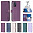 Leather Case Stands Flip Cover Holder B22F for Motorola Moto E13