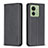 Leather Case Stands Flip Cover Holder B22F for Motorola Moto Edge (2023) 5G