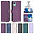 Leather Case Stands Flip Cover Holder B22F for Nokia C12