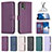 Leather Case Stands Flip Cover Holder B22F for Nokia C210