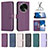 Leather Case Stands Flip Cover Holder B22F for Oppo Find X6 Pro 5G