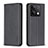 Leather Case Stands Flip Cover Holder B22F for Xiaomi Redmi Note 13 5G