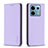 Leather Case Stands Flip Cover Holder B22F for Xiaomi Redmi Note 13 Pro 5G Clove Purple