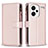 Leather Case Stands Flip Cover Holder B22F for Xiaomi Redmi Note 13 Pro+ Plus 5G