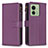 Leather Case Stands Flip Cover Holder B23F for Motorola Moto Edge 40 5G