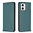 Leather Case Stands Flip Cover Holder B23F for Motorola Moto G73 5G