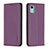 Leather Case Stands Flip Cover Holder B23F for Nokia C12