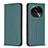 Leather Case Stands Flip Cover Holder B23F for Oppo Find X6 Pro 5G Green