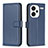 Leather Case Stands Flip Cover Holder B24F for Xiaomi Redmi Note 13 Pro+ Plus 5G