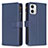 Leather Case Stands Flip Cover Holder B25F for Motorola Moto G73 5G