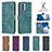 Leather Case Stands Flip Cover Holder B25F for Nokia G22