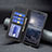 Leather Case Stands Flip Cover Holder B26F for Nokia G11