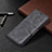 Leather Case Stands Flip Cover Holder BF1 for Xiaomi Redmi Note 10 Pro 4G Black