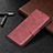 Leather Case Stands Flip Cover Holder BF1 for Xiaomi Redmi Note 10 Pro Max Red